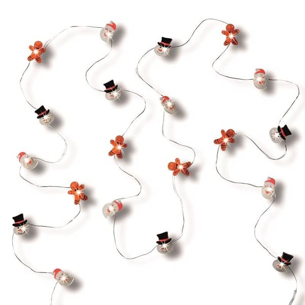 Celebrations LED Micro Dot/Fairy Clear/Warm White 20 ct Novelty Christmas Lights 6.2 ft. 9922044